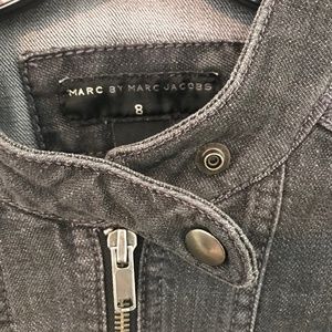 Marc Jacobs denim moto jacket